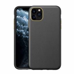Stylish iPhone 11 Pro cover with leather look - Black