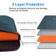 Haweel Macbook 15" sleeve in water-repellent fabric - Blue