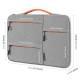 Haweel Macbook 15" sleeve in water-repellent fabric - Grey