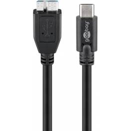 USB-C to Micro USB 3 10pin B male - 1m