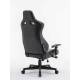 Sinox gaming chair in black with red stitching for pro