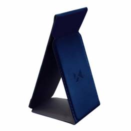Foldable handle / stand for iPhone and iPad - Navy blue