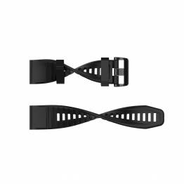  Silicone strap for Garmin Fenix 5/6, Forerunner, Instinct etc. - Black