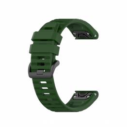 Silicone strap for Garmin Fenix 5/6, Forerunner, Instinct etc. - Green