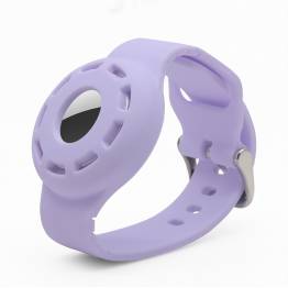 AirTag bracelet for children in silicone - Purple