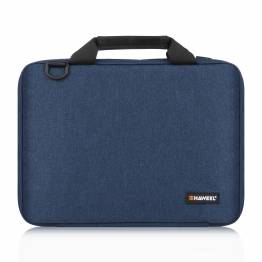  HAWEEL 14" MacBook Case w accessory compartment and carrying strap - Blue