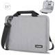 HAWEEL 15-16" MacBook Case w accessory compartment and carrying strap - Gray