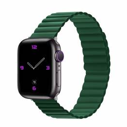 Magnetic Apple Watch strap in silicone 38/40/41mm - Green