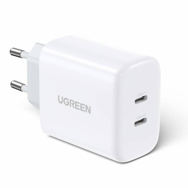 Powerful dual charger with 2x USB-C PD from Ugreen - 40W