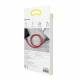 Baseus Cafule Hardened Woven Lightning Cable - 2m - Red