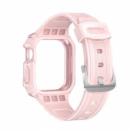  Strap and cover in one for Apple Watch 40/41mm - Pink/Rose Pink