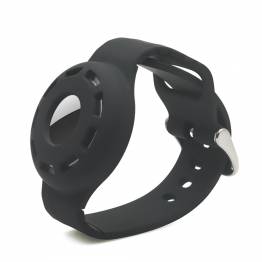 AirTag bracelet for children in silicone - Black