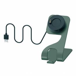 Rotatable charger for Garmin Fenix, Instinct, Tactix, Vivo etc - Gray