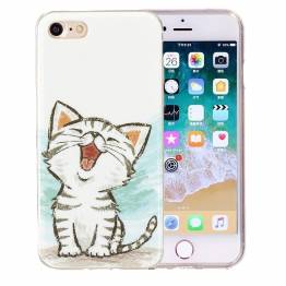  iPhone 7/8/SE 20/22 luminescent cover - Happy kitten