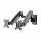 Sinox Office dual screen wall bracket with gas spring - up to 32"