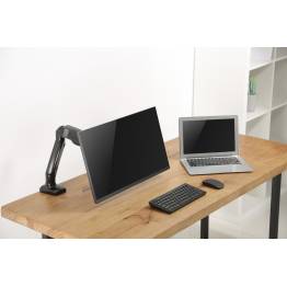  Sinox Office single screen desk bracket with gas spring - up to 32"