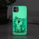 iPhone 12/12 Pro luminescent cover - Happy kitten