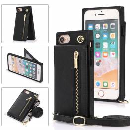 iPhone 7/8/SE-20/22 cover w card slots, pocket and carrying strap