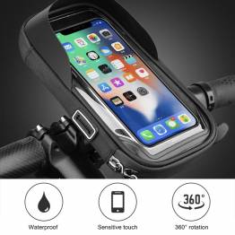  iPhone / mobile holder for bicycle with smart click function