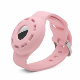 AirTag bracelet for children in silicone - Pink