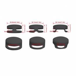  Shockproof AirTag holder for pets in silicone - Black