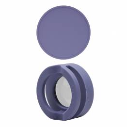 Shockproof AirTag holder for pets in silicone - Purple