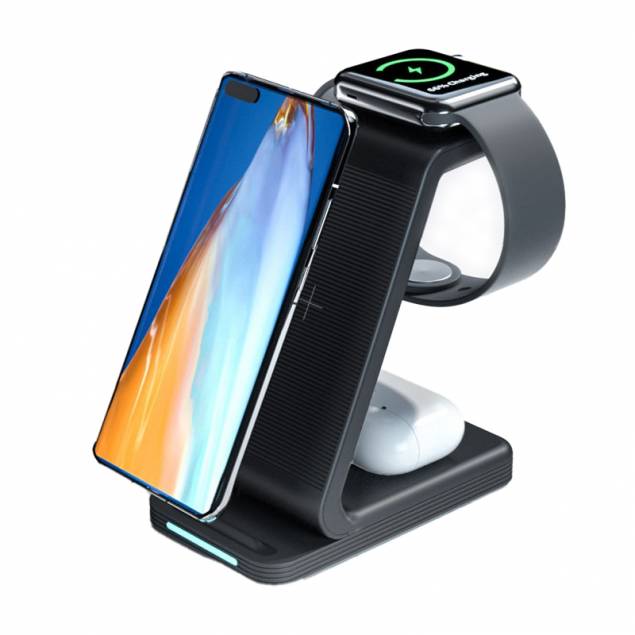 DUX DUCIS 3-in-1 Wireless Charger for iPhone, AirPods and Apple Watch