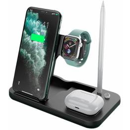 4-in-1 Wireless Charger for iPhone, AirPods, Pencil 1 and Apple Watch