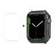 Enkay Apple Watch 7 carbon fiber cover a...