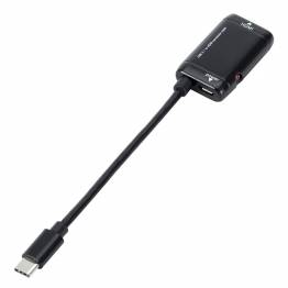 USB-C 3.1 MHL to HDMI 1080p HD adapter with MicroUSB for extra power