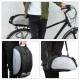 Bicycle bag for luggage carrier w shoulder and carrying straps - 13l