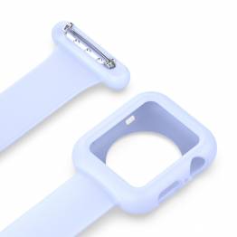  Apple Watch strap in silicone for nurses 38/40/41mm - Light blue