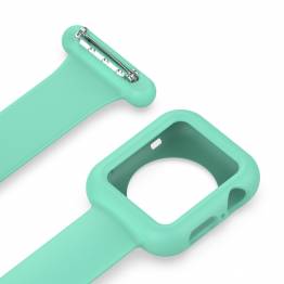  Apple Watch strap in silicone for nurses 38/40/41mm - Mint green