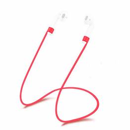 Anti-loss silicone strap for Apple AirPods 1/2 - Red