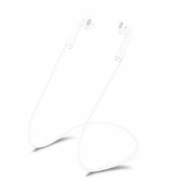 Anti-loss silicone strap for Apple AirPods 1/2 - White