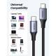 Ugreen USB-C cable 240W USB4 PD - Woven - 2m - Black