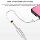 Lightning to 3.5mm mini jack for headphones with volume control