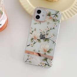 iPhone 12 Pro Max cover with flowers - Magnolia