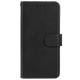 iPhone 14 cover in imitation leather w card slots and strap - Black