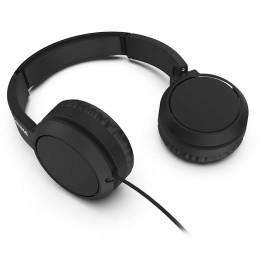  Philips headphones with soft ear pads and microphone - Black