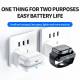 2-in-1 charger for Apple Watch and AirPods 2/3/Pro with USB-C - Black