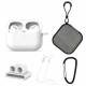 AirPods Pro 5-in-1 package w cover, strap, carabiner, holder and case - White