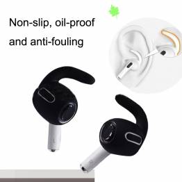  1 pair of silicone sports ear hooks for AirPods Pro - White