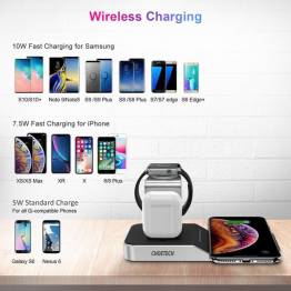  Choetech 4-in-1 10W MFi charger for iPhone, AirPods and Apple Watch
