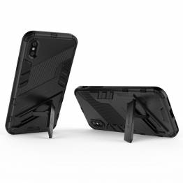  Extra protective cover for iPhone X / XS with kickstand - Black