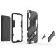 Extra protective cover for iPhone X / XS with kickstand - Black