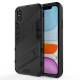 Extra protective cover for iPhone X / XS with kickstand - Black
