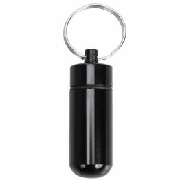Waterproof container for pills or geocaching (bison) - Black