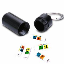  Waterproof container for pills or geocaching (bison) - Black