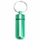 Waterproof container for pills or geocaching (bison) - Green